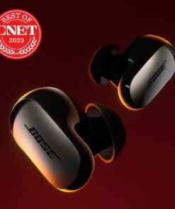 Alternative view of NEW Bose QuietComfort Ultra Wireless Noise Cancelling Earbuds, Bluetooth Earbuds with Spatial Audio and World-Class Noise Cancellation, Black