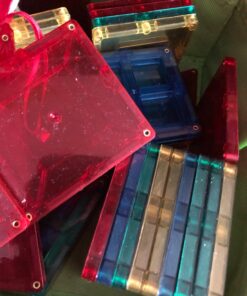 Shapemags 60 Piece Set Magnet Building Tiles Magnetic Blocks - Starter Building Kit, Award Winning STEM Educational 3D Construction Blocks Set 60pcs 36 713xyyIiOtL