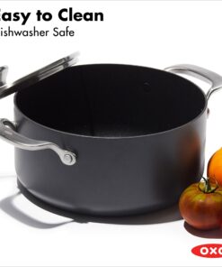 OXO Professional Hard Anodized PFAS-Free Nonstick, 10 Piece Cookware Pots and Pans Set, Induction, Diamond reinforced Coating, Dishwasher Safe, Oven Safe, Black 10-Piece Cookware Pots and Pans Set 17 713y 1arnKL