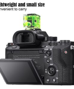 SENHAI Triple 3 Axis Hot Shoe Bubble Spirit Level Compatible Compatible for Canon Nikon Pentax DSLR Camera (2 Pack) 12 713yFQmfjQL