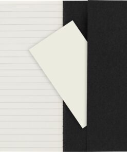 Moleskine Cahier Journal, Soft Cover, Pocket (3.5" x 5.5") Ruled/Lined, Black, 64 Pages (Set of 3) 12 713yNOWCxNL