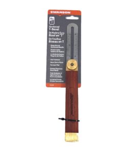 Swanson Tool Co TS149 9 inch Sliding T-Bevel with Brass Bound Hardwood Handle and Inches/Metric Marks (22 CM) 12 713yOVlTdHL