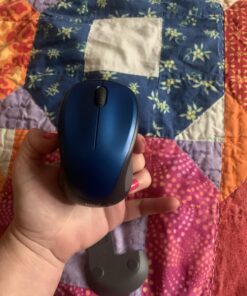Logitech M317 Wireless Mouse, 2.4 GHz with USB Receiver, 1000 DPI Optical Tracking, 12 Month Battery, Compatible with PC, Mac, Laptop, Chromebook - Blue 17 713z8V7 Y4L