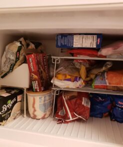 Deco Brothers Stackable Cabinet Shelf Organizer, 2 Pack, Chrome 38 714 GcEsDPL