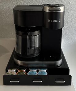 Amazon Basics Coffee Pod Storage Drawer for K-Cup Pods, 36 Pod Capacity, Black 30 714 LXlirhL