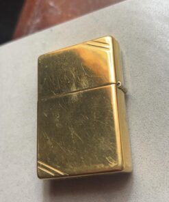 Zippo Vintage Lighters High Polish Brass Vintage With Slashes 40 714 Li7vZbL
