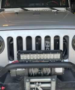 Hooke Road for Jeep Wrangler JK Grill Inserts, Matte Black Front Mesh Grille Cover Guard Clip-in for Jeep JK Wrangler & Wrangler Unlimited 2007-2018 Accessories 43 714 z2lA iL