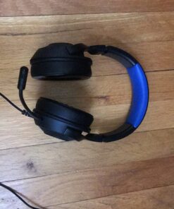 Razer Kraken X Ultralight Gaming Headset: 7.1 Surround Sound - Lightweight Aluminum Frame - Bendable Cardioid Microphone - for PC, PS4, PS5, Switch, Xbox One, Xbox Series X|S, Mobile - Black/Blue Classic Black/Blue 34 7140QgHMI9L