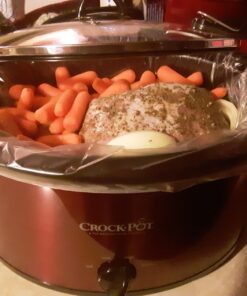 Crock-Pot 6-Quart Cook & Carry Oval Manual Portable Slow Cooker, Red - SCCPVL600-R 39 7140hrL6xrL