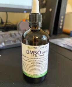 Low odor DMSO - Dimethyl sulfoxide liquid 3.4 Oz - 100 ml | Pharmaceutical grade ingredient | High purity | Heiltropfen® 26 7140wwYm9JL
