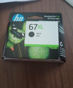 HP 67XL Black High-yield Ink Cartridge | Works with HP DeskJet 1255, 2700, 4100 Series, HP ENVY 6000, 6400 Series | Eligible for Instant Ink | 3YM57AN 24 714179KdhEL