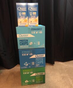 Quest Nutrition Cheddar & Sour Cream Protein Chips, Low Carb, Gluten Free, Potato Free, Baked, Pack of 8 1.7 Ounce (Pack of 8) 27 7141SxVIL