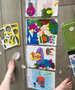 Melissa & Doug On the Go Felt Friends Craft Activity Set With 188 Felt Stickers - Arts And Crafts, Stocking Stuffers, Travel Activities For Kids Ages 4+ 30 7141dyIjH6L