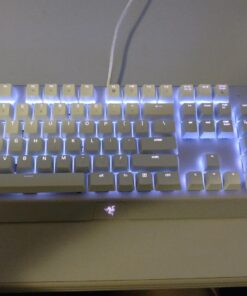 Razer BlackWidow X Chroma Mechanical Gaming Keyboard: Green Key Switches - Tactile & Clicky - Chroma RGB Lighting - Military-Grade Metal Construction - Mercury White RGB Mercury 25 7141zup4U1L 2