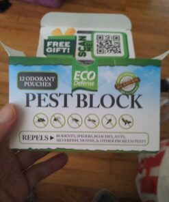 Eco Defense Pest Control Pouches - All Natural - Repels Rodents, Spiders, Roaches, Ants, Moths, Squirrels, & Other Pests 29 71429zJNHuL