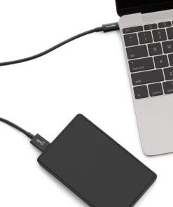 Amazon Basics USB-C to Micro USB 3.1 Gen 2 Fast Charging Cable, 10Gbps High-Speed, 3 Foot, Black 1-Pack 20 7142KD6uX1L