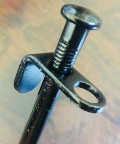 IUMÉ 10-Pack Tent Stakes, Black / 11.8inch Heavy Duty Camping Stakes with Oxford Fabric Pouch, Unbreakable and Inflexible Steel Ground Stakes Tent for Outdoor Trip Hiking Gardening 19 7142Z Aay1L