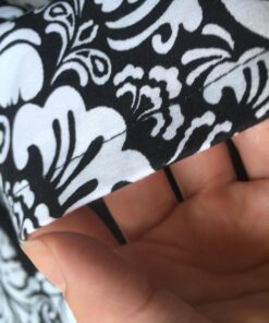 DII Cotton Dish Towel Set Damask Print, 18x28, Black, 2 Count 18x28" 26 7142ZlcsoFL