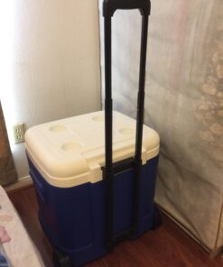 Igloo Ice Cube 60 Quart Roller Cooler , Ocean Blue 30 7143if94vZL