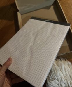 Amazon Basics Quad-Ruled Graph Paper Pad, Pack of 2, 8.5 Inch x 11.75 Inch, White 32 714446Lt pL