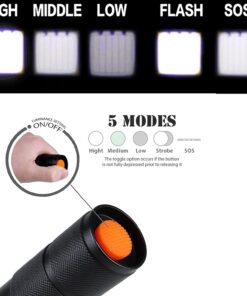 Ploarnovo TC1200 Military Grade Tactical LED 3000 Lumens Flashlight Torch 17 7144EzC48xL