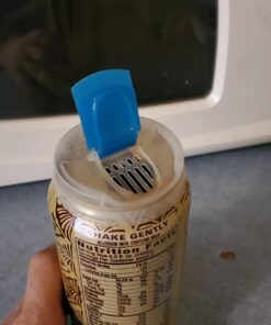 Soda Can Covers 4 Pack for Carbonated Water or Soft Drink - Best Beer Cans Cover Easy Clip on Caps Lid Seal Opening for a Fresher Drinking Experience Multicolor 18 7144gWXkoqL