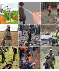 MULTUS Perfect Deer Drag Fast & Easy to use Durable Safety Reflective Orange Strap Compact Comfort Grip Handle Game Dragger and Hunting Gear 1 pack 17 7144jynbwL