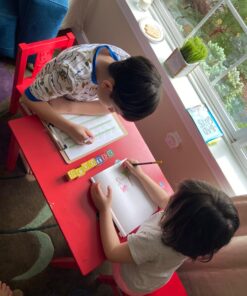 Channie’s Easy Peasy Cursive Handwriting Workbook for Kids, Tracing & Cursive Writing Practice Book, 80 Pages Front & Back, 40 Sheets, Grades 1st – 3rd, Size 8.5” x 11” 21 7144pfIBPWL