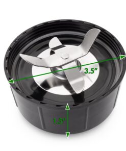 ProSource Ice Shaver Replacement Blade Compatible for Original Magic Bullet Food Processor,Black 6 7144tnVD6oL