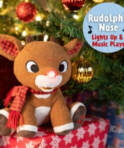 Alternative view of Rudolph the Red - Nosed Reindeer - Stuffed Animal Plush Toy with Music & Lights Rudolph