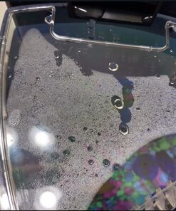 Aqueon Betta Falls 3 Section Aquarium Fish Tank With QuietFlow Power Filtration, Black 66 7146 9isuaL