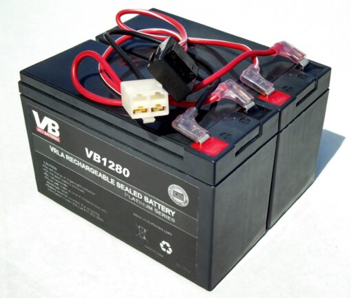 Razor Dirt Quad Battery Replacement - Includes Wiring Harness (8 ah capacity - 24 volt system) by Vici Battery - TM