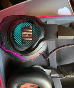 JBL Quantum ONE - Over-Ear Performance Gaming Headset with Active Noise Cancelling (Wired) - Black, Large Headphones 56 7146QYDYp6L