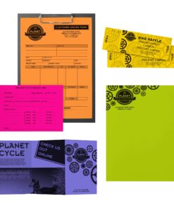 Neenah Astrobrights(R) Bright Color Paper, 8 1/2in. x 11in., 24 Lb, Assorted Colors, Ream Of 500 Sheets, 21289 16 7146l4a50lL