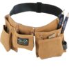 Real Leather Kids Tool Belt for Kids Woodworking Children Carpentry Carpenter Tool Apron for Boys and Girls Young Builders Gift Fits Waist Size 21 to 28 inches 30 7146oKF05JL
