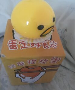 Cute Yellow Round Sucking & Vomiting Lazy Egg Yolk Vent Stress Tricky Game Relief Toys by Juicart 16 71476BaN3GL
