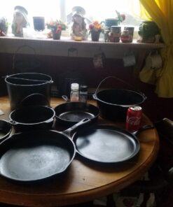 Organic Cast Iron Oil & Cast Iron Conditioner (8 oz) – Made from Flaxseed Oil grown and pressed in the USA – Creates a Non-Stick Seasoning on All Cast Iron Cookware 8 Fl Oz (Pack of 1) 15 7147DjYHc9L