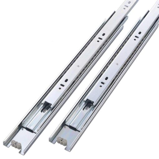 Friho 5 Pair of 24 Inch Hardware Ball Bearing Side Mount Drawer Slides, Full Extension, Available in 10'',12'',14'',16'',18'',20'',22'',24'' Lengths 5 pairs