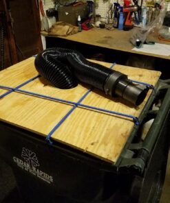 BLACK+ DECKER Leaf Blower Hose Attachment for Corded Leaf Blowers, Attachment Only, 8ft (BV-006) Leaf Collection System 19 7147ifNBVGL