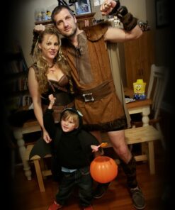 Men's Mighty Viking Costume Large/X-Large Brown 7 71485JMr1L
