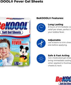 Be Koool Be Koool Soft Gel Sheets For Kids Pack of 3 14 7148QmO1evL