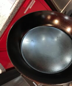 de Buyer MINERAL B Carbon Steel Fry Pan - 10.25” - Ideal for Searing, Sauteing & Reheating - Naturally Nonstick - Made in France 10.25" 57 7148TX8t9bL