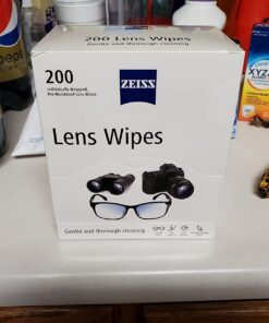 ZEISS Pre-Moistened Lens Cleaning Wipes, 200 Count White 200 Count (Pack of 1) 40 7148k M0uDL