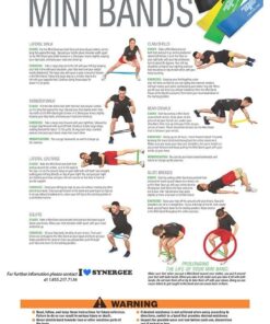 Perform Better Professional Light Exercise Mini XL Band (10 Pack) f) Set of 4 - 12x2 14 7148waoyrGL