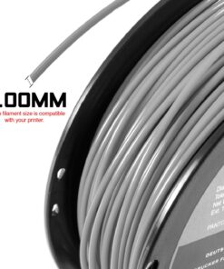 HATCHBOX ABS 3D Printer Filament, Dimensional Accuracy +/- 0.05 mm, 1 kg Spool, 3.00 mm, Black 12 71491ABViDL