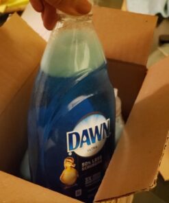 Dawn Ultra Dishwashing Liquid Dish Soap (4x19.4 Fl oz) + Non-Scratch Sponge (2 Count), Original Scent 77.60 Fl Oz (Pack of 1) 40 7149Ys4UOSL