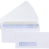 Amazon Basics #10 Security-Tinted Self-Seal Business Envelopes with Left Window, Peel & Seal Closure - 500-Pack, White Tint Single Left Window 41 7149iMaW7VL