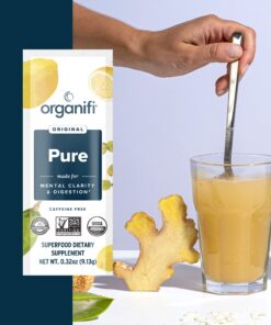 Organifi: Pure Smart Packs - Organic Brain and Immunity Support - Revitalizes Daily Mental Focus - Lemon Flavor, 3 Pack 0.23 Ounce (Pack of 90) 11 7149t1QmuvL