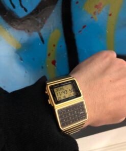 Casio #DBC611G-1D Men's Gold Tone 25 Memory Calculator Databank Watch 28 7149z31dz0L