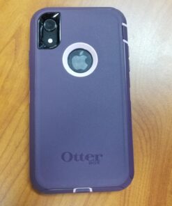 OtterBox DEFENDER SERIES SCREENLESS EDITION Case for iPhone Xr - Polycarbonate, Built-in Screen Protector, Retail Packaging - PURPLE NEBULA (WINSOME ORCHID/NIGHT PURPLE) 33 714A75nywgL
